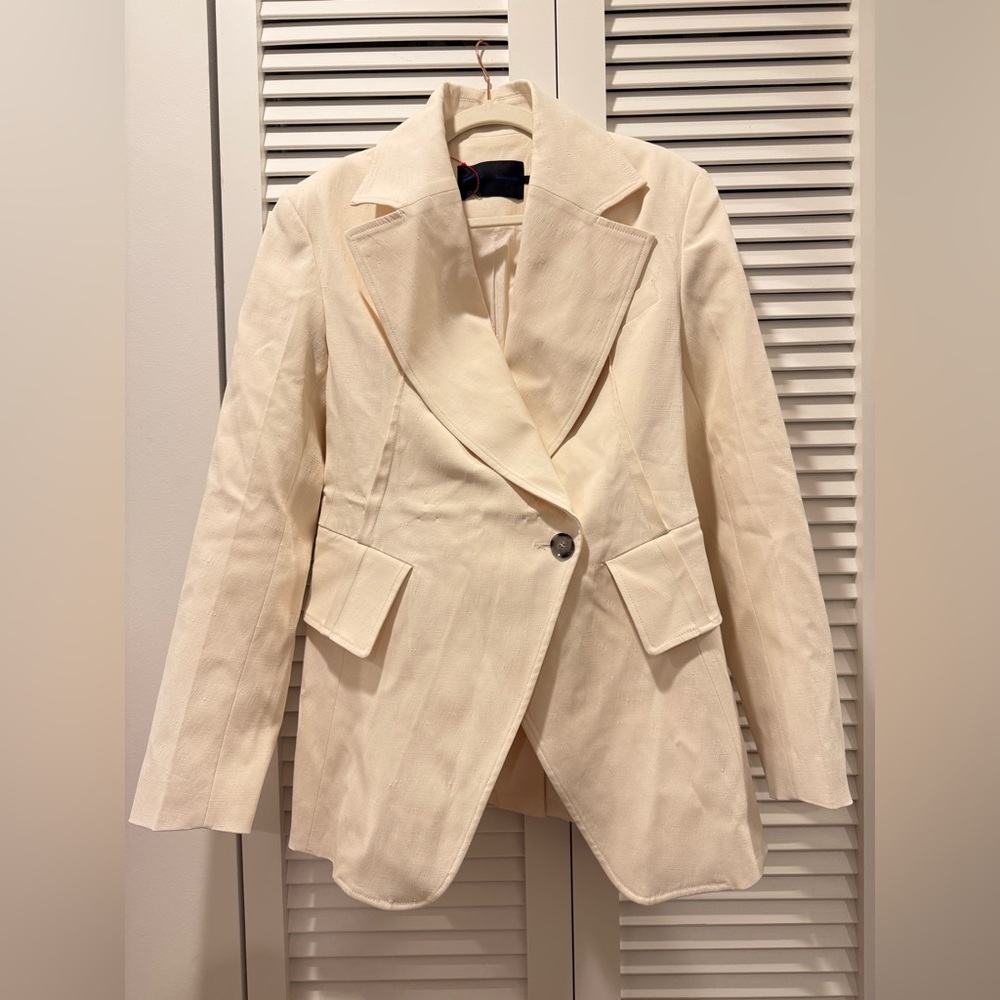 Proenza Schouler Elegant Cream Women's Blazer